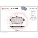 BREMBO Bremsklötze VA P 50 056 BREMBO Bremsklötze VA P 50 056
