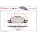 BREMBO Bremsklötze VA P 65 018 BREMBO Bremsklötze VA P 65 018