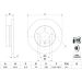 Bremsscheibe HA BMW E36,E46 90 0 986 478 561 Bremsscheibe HA BMW E36,E46 90 0 986 478 561