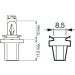 12V 1,2W PURE LIGHT B8,5d BOSCH KFZ-GLUEHLAMPE Pure Light 1987302219