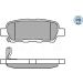 Bremsbelagsatz Nissan T. X-Trail MEYLE-PD: Advanced performance and design 025 238 7114/PD