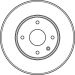 Bremsscheibe Chevrolet P. Epica 05 DF6031