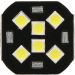 LED Lampe Birne Metalsockel R10W Ba15s 30x 2835 SMD Weiß LED Lampe Birne Metalsockel R10W Ba15s 30x 2835 SMD Weiß
