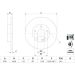 Bremsscheibe VA MERCEDES W169 04 0 986 479 185