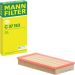 Mann & Hummel Luftfilter PKW AUDI,SEAT,SKODA,VW C 37 153