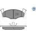 Bremsbelagsatz Vw P. Golf/Polo/Vento 91-01 MEYLE-PD: Advanced performance and design 025 218 6619/PD