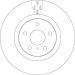 Bremsscheibe Nissan P. 350Z 02 DF6480 Bremsscheibe Nissan P. 350Z 02 DF6480