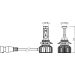 OSRAM NIGHT BREAKER LED SMART H10 | zugelassene LED-Nebelscheinwerferlampen