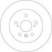 82 482 164 Bremsscheibe HA DF6760 82 482 164 Bremsscheibe HA DF6760