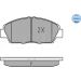 Bremsbelagsatz Honda P. Accord/Hr-V/Legend 91- Mit Sensor 025 218 7918/W Bremsbelagsatz Honda P. Accord/Hr-V/Legend 91- Mit Sensor 025 218 7918/W
