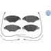 Bremsbelagsatz Citroen P. C5 01- Mit Sensor 025 232 7717/W Bremsbelagsatz Citroen P. C5 01- Mit Sensor 025 232 7717/W