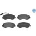 Bremsbelagsatz Renault P. Master/Movano 10- Mit Sensor 025 251 4718/W Bremsbelagsatz Renault P. Master/Movano 10- Mit Sensor 025 251 4718/W