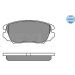 Bremsbelagsatz Opel P. Insignia 08- Mit Sensor 025 244 1519/W