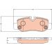 Bremsklötze HA MERCEDES Vito 14 GDB2102 Bremsklötze HA MERCEDES Vito 14 GDB2102