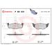 BREMBO Bremsklötze VA P 85 031 BREMBO Bremsklötze VA P 85 031
