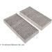 Innenraumfilter Honda Civic 01- 2 Stk. Mit Aktivkohle ADH22504