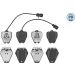 Bremsbelagsatz Vw P. A6 S6 4.2 Quattro 94-97 025 214 5218/PD Bremsbelagsatz Vw P. A6 S6 4.2 Quattro 94-97 025 214 5218/PD