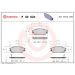 BREMBO Bremsklötze VA P 30 024 BREMBO Bremsklötze VA P 30 024