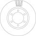 82 481 104 Bremsscheibe VA DF4494 82 481 104 Bremsscheibe VA DF4494