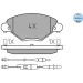 Bremsbelagsatz Citroen P. C5 01- Mit Sensor 025 232 7717/W Bremsbelagsatz Citroen P. C5 01- Mit Sensor 025 232 7717/W