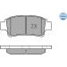 Bremsbelagsatz Toyota T. Avensis Verso 01- Mit Sensor 025 236 4616/W Bremsbelagsatz Toyota T. Avensis Verso 01- Mit Sensor 025 236 4616/W