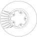 Bremsscheibe Ford P. Transit 00 DF4216