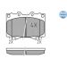Bremsbelagsatz Toyota P. Landcruiser 4.2Tdi 98- Mit Sensor 025 235 2415/W Bremsbelagsatz Toyota P. Landcruiser 4.2Tdi 98- Mit Sensor 025 235 2415/W