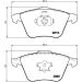 BREMBO Bremsklötze VA OPEL Vectra/VOLVO S40 04 PRIME LINE P 10 012