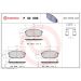 BREMBO Bremsklötze VA P 30 099 BREMBO Bremsklötze VA P 30 099
