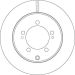 TRW Bremsscheibe DF6274