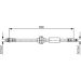 Bremsschlauch OPEL 1987481708