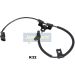 Sensor, Raddrehzahl ABS-K32