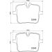 BREMBO Bremsklötze HA P 06 109 BREMBO Bremsklötze HA P 06 109