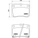 BREMBO Bremsklötze HA MITSUBISHI Pajero 90 PRIME LINE P 54 026
