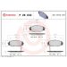BREMBO Bremsklötze VA P 28 032 BREMBO Bremsklötze VA P 28 032
