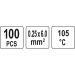 Satz Zinnhemd, 0,25-6 mm2, 100 St YT-81450