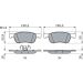 Bremsbelag FORD Fiesta 7 17 0 986 424 867 Bremsbelag FORD Fiesta 7 17 0 986 424 867