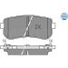 Bremsbelagsatz Kia T. Picanto 1.0-1.2 11 MEYLE-ORIGINAL: True to OE 025 256 7716