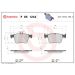 BREMBO Bremsklötze Xtra HA P 85 124X BREMBO Bremsklötze Xtra HA P 85 124X