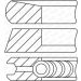 GOETZE ENGINE Kolbenringsatz 08-443100-00 Goetze Diamond Coated® LKZ-Ring®