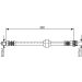 Bremsschlauch HA RENAULT Trafic 80 1987476700