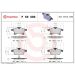 BREMBO Bremsklötze VA P 59 089 BREMBO Bremsklötze VA P 59 089