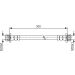 Bremsschlauch FIAT Sedici OPEL SUZUKI 06-14 1 987 481 B31 Bremsschlauch FIAT Sedici OPEL SUZUKI 06-14 1 987 481 B31