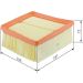 Luftfilter F 026 400 135