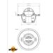 Thermostat, Kühlmittel EASY FIT 725156