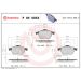 BREMBO Bremsklötze Xtra VA P 85 085X BREMBO Bremsklötze Xtra VA P 85 085X