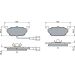 Bremsklötze SEAT,SKODA,VW 0 986 494 019 Bremsklötze SEAT,SKODA,VW 0 986 494 019
