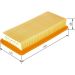 Luftfilter HYUNDAI Getz 1457433097 Luftfilter HYUNDAI Getz 1457433097