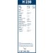 Bosch Wischerblatt H230 3397004560 Bosch Wischerblatt H230 3397004560