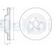 DELPHI Bremsscheibe BG4957C DELPHI Bremsscheibe BG4957C